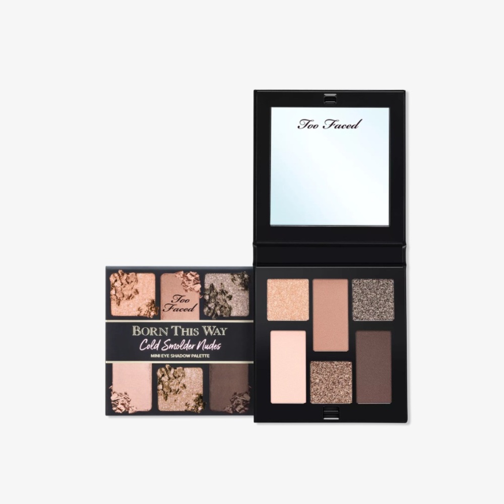 Too Faced Born This Way Cold Smolder Nudes Mini Palette NEW IN BOX